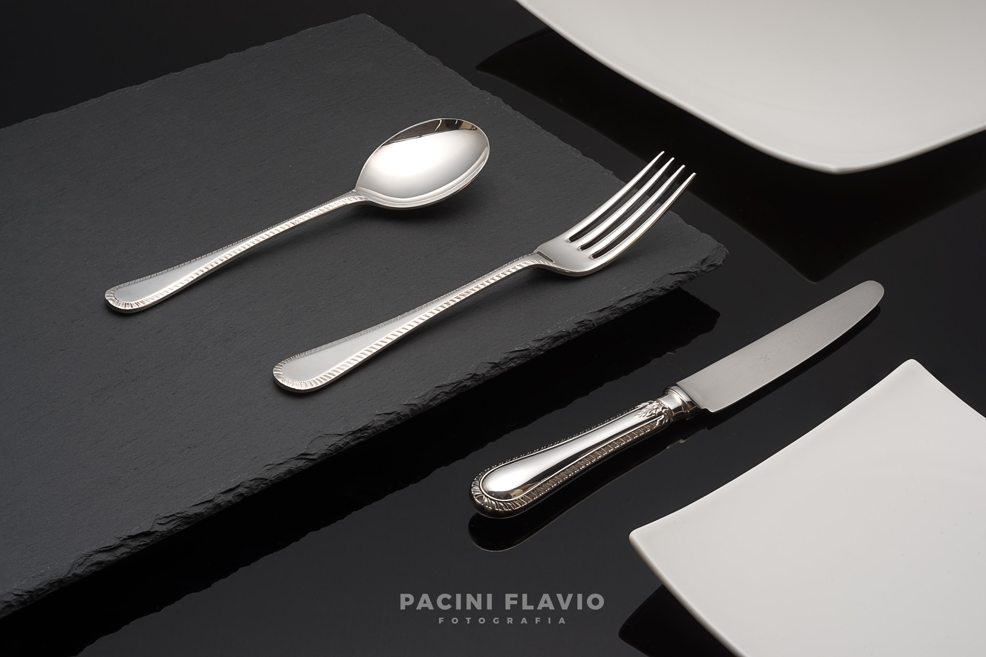Composizione still life di posate