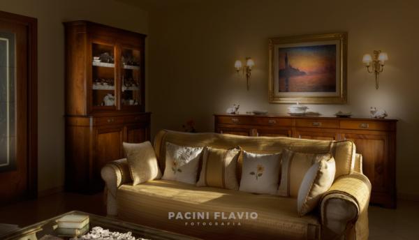 Foto di interni in lightpainting