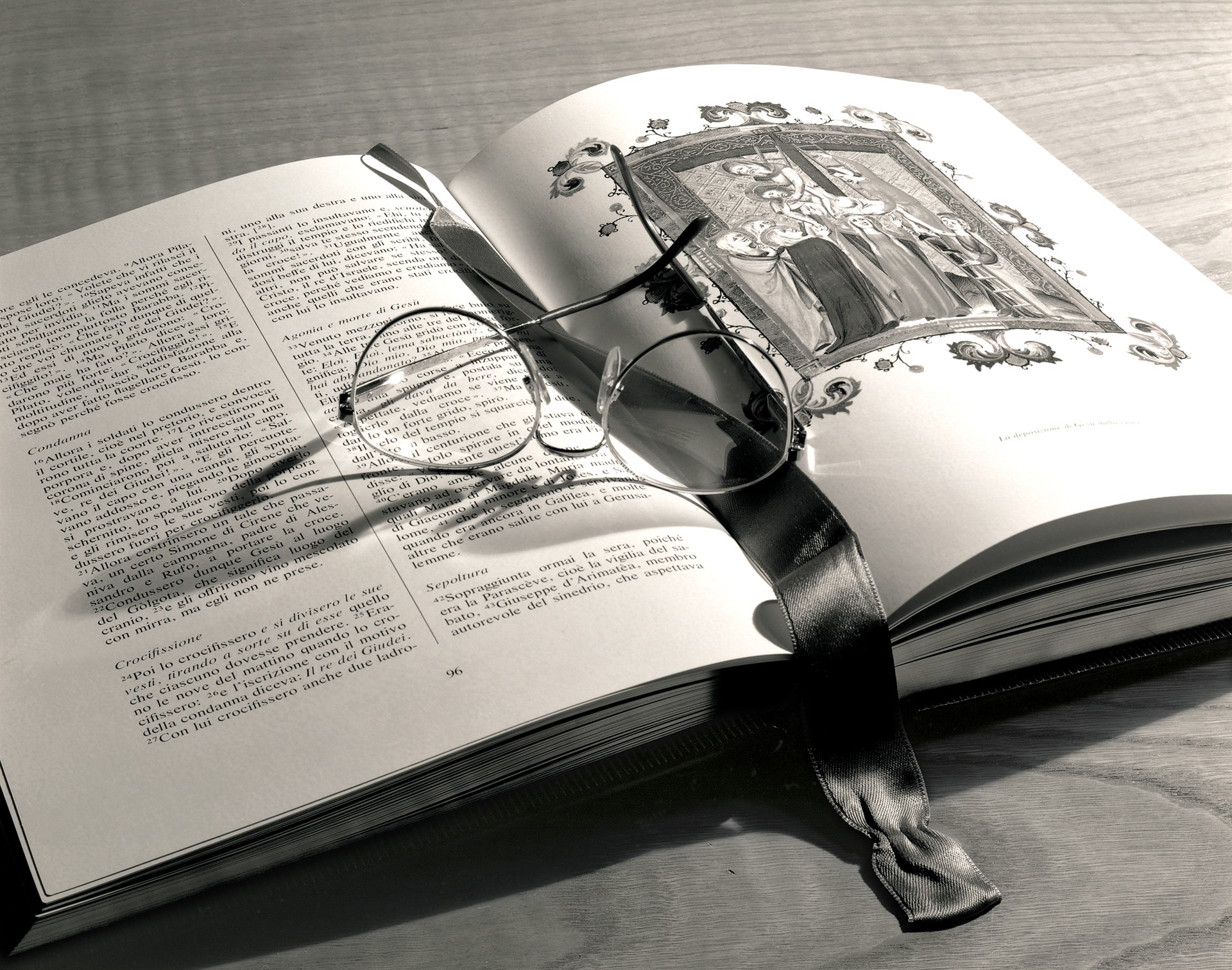 Venerdì Santo - Stampa bianco nero da negativo 4x5